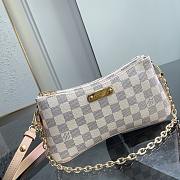 LV Pochette Liv Damier Azur N00228 Size 24.5 x 13.5 x 6.5cm - 3