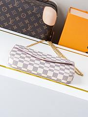 LV Pochette Félicie Damier Azur N40491 Size 21 x 12 x 3 cm - 3