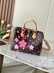 LV x Takashi Murakami Speedy Bandoulière 25 Bag In Cherry Blossom Monogram Canvas Size 19 x 15 x 25cm - 1