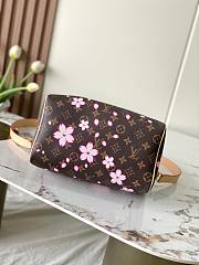 LV x Takashi Murakami Speedy Bandoulière 25 Bag In Cherry Blossom Monogram Canvas Size 19 x 15 x 25cm - 5