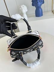 Louis Vuitton Speedy Bandouliere 20 Black/White Size 20.5x13.5x12cm - 5