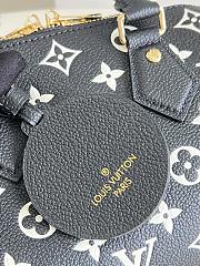 Louis Vuitton Speedy Bandouliere 20 Black/White Size 20.5x13.5x12cm - 2