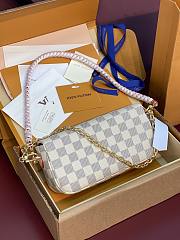 LV Ivy Damier Azur Canvas N40916 Size 23.5 x 12 x 4.3cm - 6