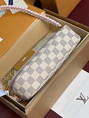 LV Ivy Damier Azur Canvas N40916 Size 23.5 x 12 x 4.3cm - 4