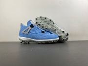 Custom Air Jordan 4 University Blue Football Cleats - 2