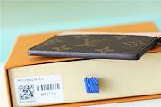 Louis Vuitton Monogram LV Charms Card Holder Rose Ballerine Size 11x7x0.5cm - 6