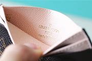 Louis Vuitton Monogram LV Charms Card Holder Rose Ballerine Size 11x7x0.5cm - 5