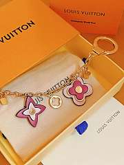 LV x TM Cherry Blossom Bag Charm Murakami Size 21cm - 5