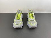 B30 Countdown Tech Sneaker N3O nylon semi-transparent blanc 3SN342ABF_H814 - 4