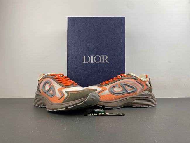 Dior B30 Countdown Tech Sneaker N3O semi-transparent beige nylon 3SN342ABF_H726 - 1