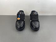 LV Trainer Black Calf Leather Men's 1ADDCH - 4