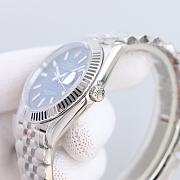Rolex Datejust 41 M126334-0002 126334-0002 Oystersteel with a bright blue dial - 6
