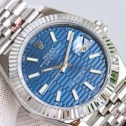 Rolex Datejust 41 M126334-0002 126334-0002 Oystersteel with a bright blue dial - 2