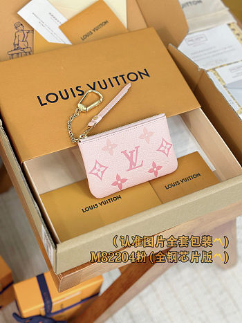 LV Empreinte Monogram Giant By The Pool Key Pouch Bouton De Rose Size 12 x 7 x 1.5cm