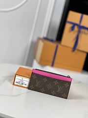 Louis Vuitton Coin Card Holder Monogram Macassar Coated Canvas Size 14.5×8cm - 4