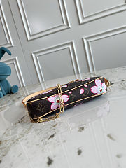 LV x TM Pochette Accessoires Sakura Brown M13666 Size 22 x 13 x 4 cm - 6