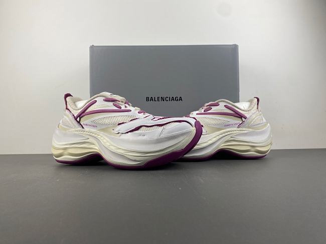 Balenciaga Sneaker in Eggshell/strawberry Pink 872640WMRTN9150 - 1