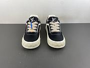 LV Tilted Sneakers Black/Denim Blue 1AJWDE - 2