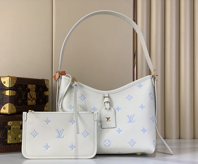 LV CarryAll PM Da Bicolor Monogram Empreinte M27573 Size 29 x 24 x 12 cm - 1