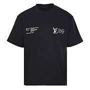 LV Graphic Print T-Shirt Black - 1