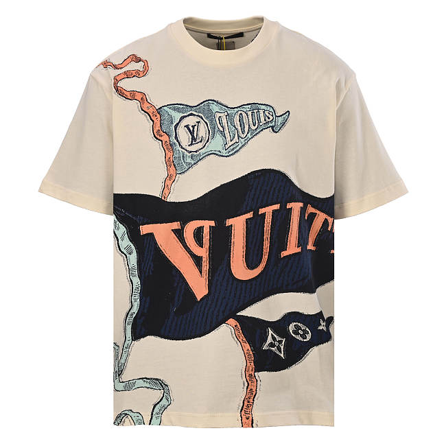 LV Flags Graphic T-Shirt - 1