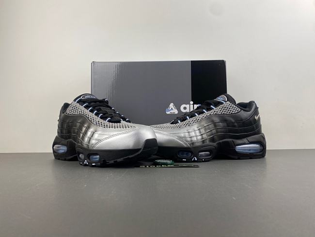 Nike Air Max 95 Big Bubble x Palace Metallic Silver and Aluminium IQ7708-095 - 1