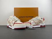 LV Trainer Sneaker Red 1AK88P  - 1