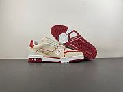 LV Trainer Sneaker Red 1AK88P  - 5