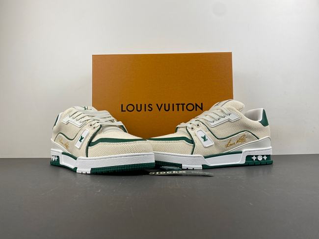 LV Trainer Sneaker Green 1AK899 - 1