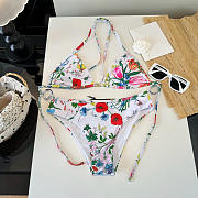 GG Women's Floral Bikini Set Swimwear Two Piece Swimsuit - 1