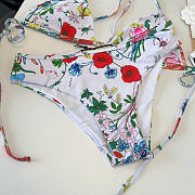 GG Women's Floral Bikini Set Swimwear Two Piece Swimsuit - 2