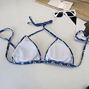 LV Print Bikini Blue - 6