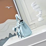 Hermes Kelly Doll Blue Size 16 - 6