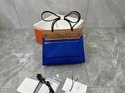 Hermès Herbag 31 - Bleu France Gold Size 25x31x10cm - 3