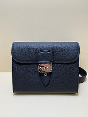 Hermes Togo Sac A Depeches 21 Messenger Bag Black Sold Out  - 1