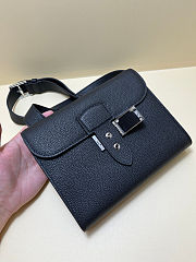 Hermes Togo Sac A Depeches 21 Messenger Bag Black Sold Out  - 4
