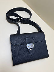 Hermes Togo Sac A Depeches 21 Messenger Bag Black Sold Out  - 3