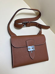 Hermes Sac a depeches 21 bag Gold Size 21cm - 6