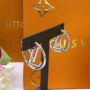 Louise Hoop GM Earrings PALLADIUM M04783 - 4