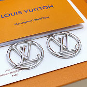 Louise Hoop GM Earrings PALLADIUM M04783 - 2
