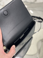Prada logo-stamp Brushed Leather Bag Black Size 18x12.5x2.5cm - 6