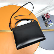 YSL Cassandra Mini Top Handle Bag in Black Size 24.5×20×11.5cm - 5