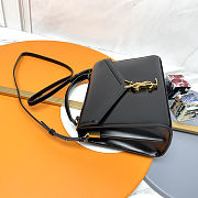 YSL Cassandra Mini Top Handle Bag in Black Size 24.5×20×11.5cm - 3