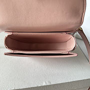 Celine Shiny Calfskin Triomphe Mini Besace Clea Light Pink Size 15.5x11.5x5CM - 2