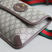 Gucci GG Supreme Monogram Neo Vintage Web Belt Bag Brown Size 24x16.5x3.8cm - 3