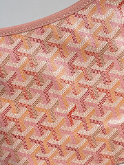 Goyard Goyardine Powder Pink Boheme Hobo Bag Palladium Hardware Size 26×11×22cm - 2