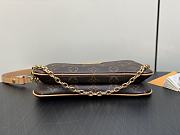 LV Pochette Bag Monogram M83008 Size 24.5 x 13.5 x 6.5 cm - 4