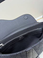 Dior Saddle Bag Black Grained Taurillon Leather and Black Size 26×17×5cm - 2