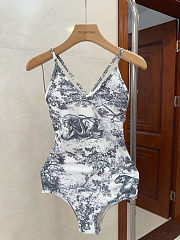 Dior One-piece swimsuit White - 1