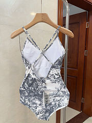 Dior One-piece swimsuit White - 4